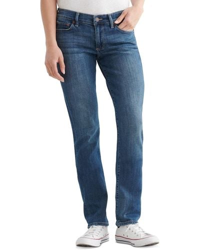 Lucky Brand S Mid Rise Sweet Straight Jean - Blue