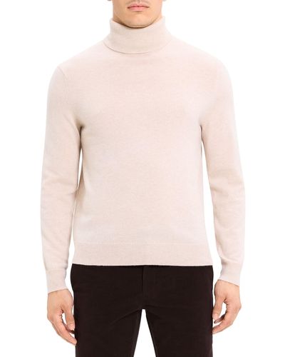 Theory Hilles Cashmere Turtleneck - White