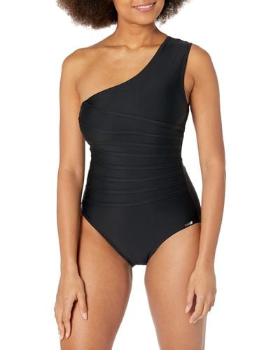 Calvin Klein Cg2ms527-blk-14 One Piece Swimsuit - Black