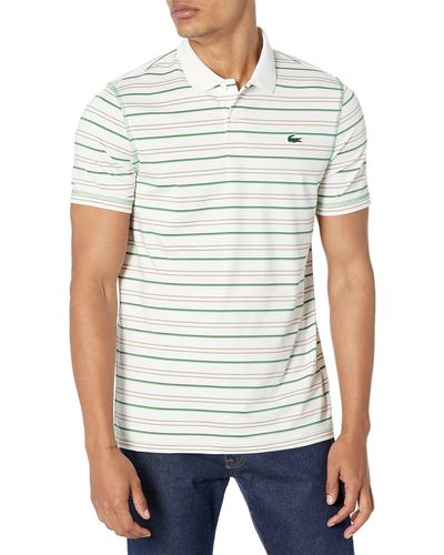 Lacoste Contemporary Collection's Short Sleeve Sport Ultra Dry Polo Shirt - White