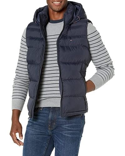 Tommy Hilfiger Quilted Puffer Vest - Blue