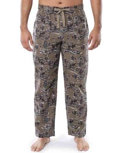 Wrangler Cotton Flannel Sleep Pant - Gray