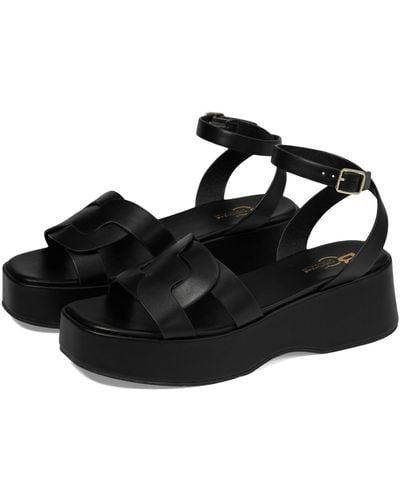 Seychelles Up In The Clouds Wedge Sandal - Black
