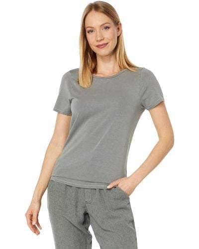 Splendid Genevieve Short Sleeve T-shirt - Gray
