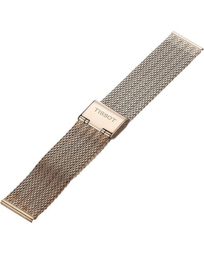 Tissot Womens Stainless Steel Watch Strap Rose Gold T605044370 - Multicolor