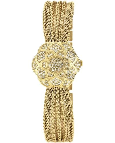 Anne Klein Ak/1046chcv Premium Crystal-accented Watch - Metallic