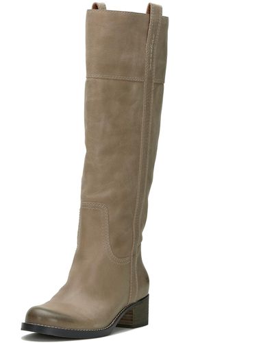 Lucky Brand Hybiscus Wide Calf Riding Boot Fashion - Brown