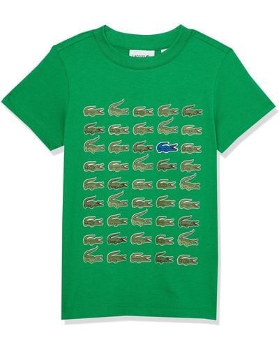 Lacoste Multi Print Croc T-shirt - Green