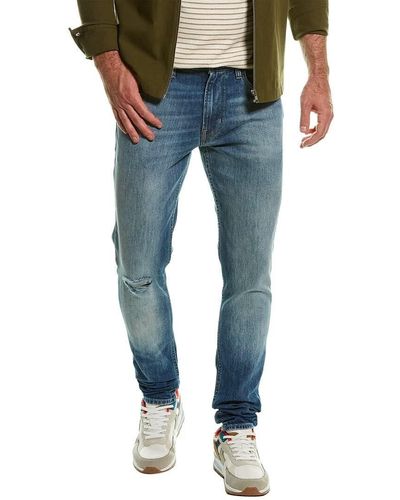 Hudson Jeans The Blinder V2 Skinny-inseam Casual Pants - Blue