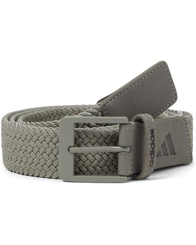 adidas Originals Braided Stretch Belt - Gray