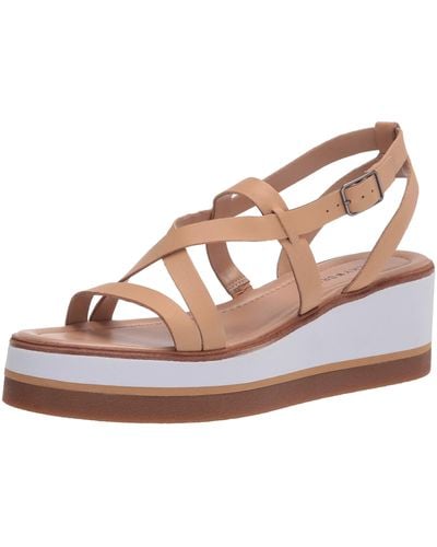 Lucky Brand Ticey Wedge Sandal - Brown