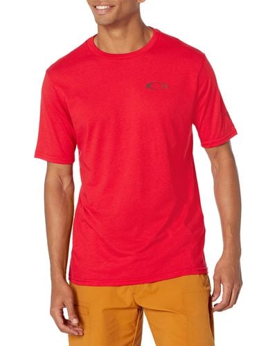 Oakley Erwachsene SI Brave Tee T-Shirt - Rot