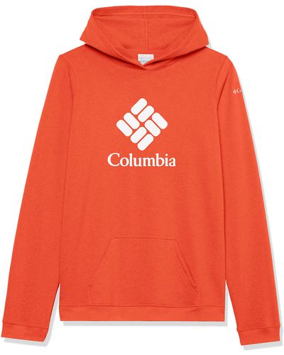 Columbia Youth Trek Hoodie - Orange