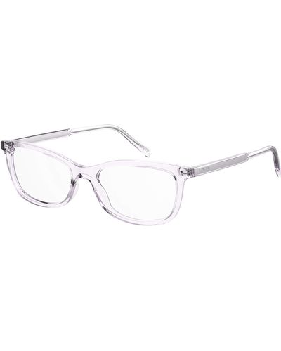 Levi's Lv 1017 Rectangular Prescription Eyeglass Frames - Metallic