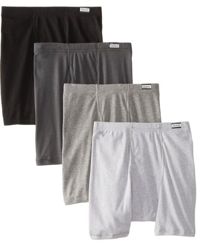Hanes Ultimate 4-pack Freshiq Boxer With Comfortflex Waistband Brief - Gray