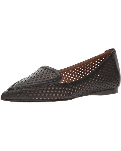 French Sole Vandalay Pointed Toe Flat - Black