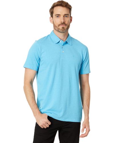 Volcom Wowzer Modern Fit Cotton Polo Shirt - Blue