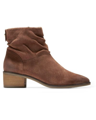 Cole Haan Maple Water Resistant Bootie 45mm Ankle Boot - Brown