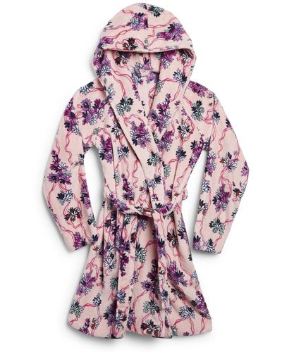 Vera Bradley Plush Fleece Robe - Pink
