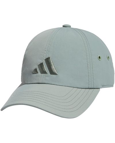 adidas Influencer 3 Relaxed Strapback Adjustable Fit Hat - Green