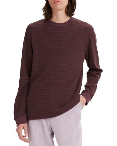 Levi's Long Sleeve Relaxed Thermal, - Multicolor