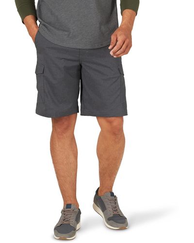 Lee Jeans Extreme Comfort Tech Cargo Short Dark Charcoal Heather 32 - Gray