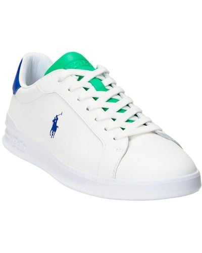 Polo Ralph Lauren Heritage Court Ii Leather Sneaker - White