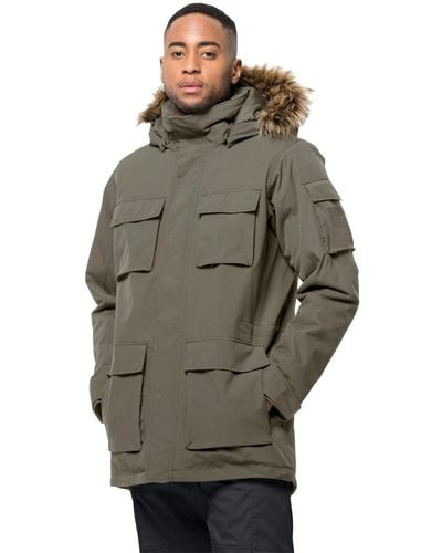 Jack Wolfskin Glacier Canyon Parka - Gray