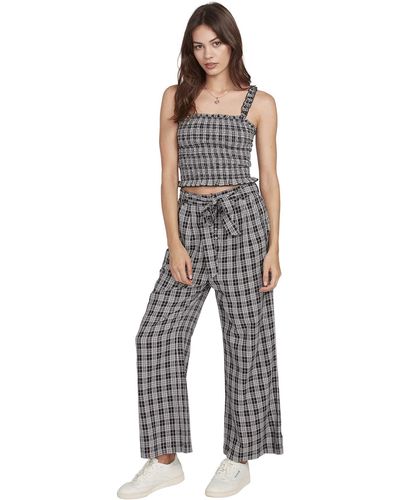 Volcom Have Another Wide Leg Beach Pants - Black