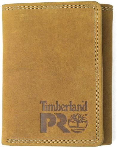Timberland Leather Rfid Trifold Wallet With Id Window - Multicolor