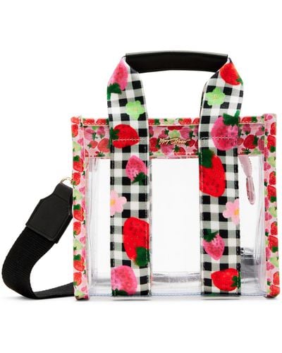 Betsey Johnson Berry Clear Mini Tote - Red