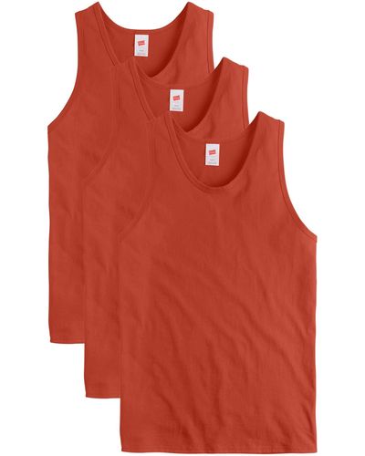 Hanes Essentials Top Pack - Red