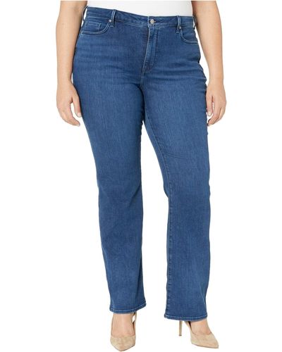 NYDJ Size Barbara Bootcut Jeans | Flare & Slimming Fit Pants - Blue