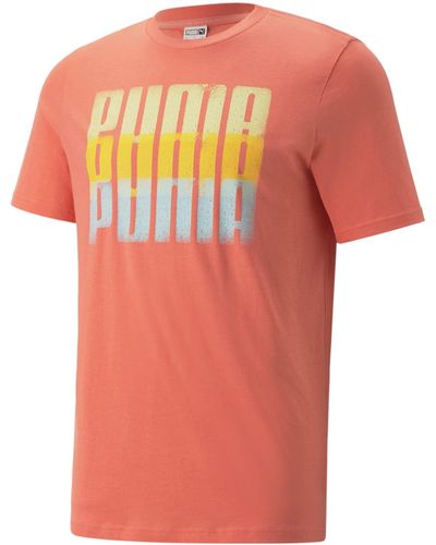 PUMA Grafik T-Shirt - Orange