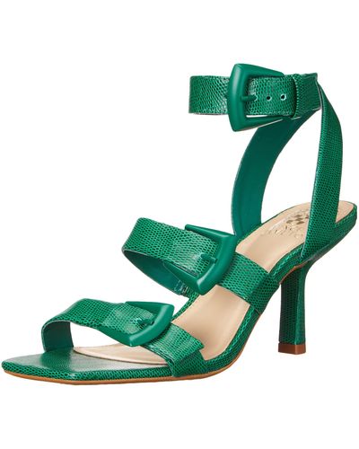 Vince Camuto Footwear Jeminstie Buckle High Heel Sandal Heeled - Green