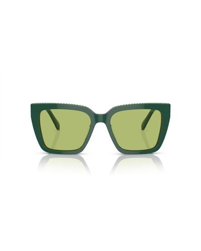 Swarovski Sk6013 Square Sunglasses - Green