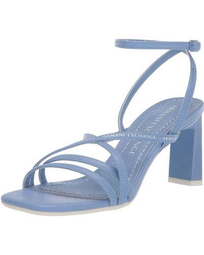 Emporio Armani Dalia High Heel Sandale mit Absatz - Blau