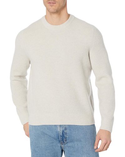 Vince S Boiled Cashmere Thermal Crew - White