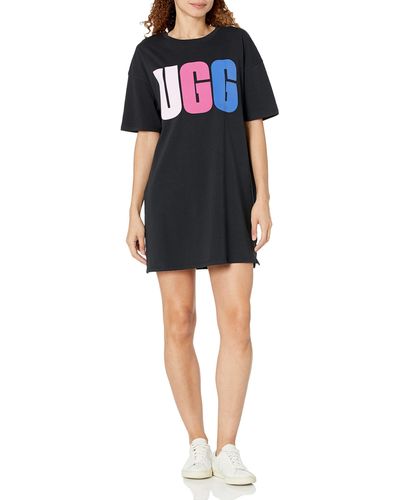 UGG Alayah Logo T-shirt Dress - Black