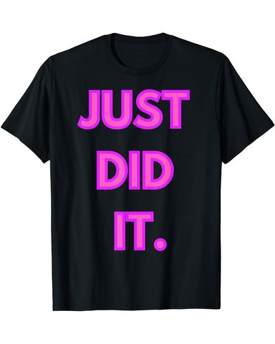 Nike Just Did It T-shirt - Black