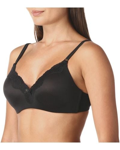 Maidenform Comfort Devotion Embellished Wire-free Demi Bra - Black