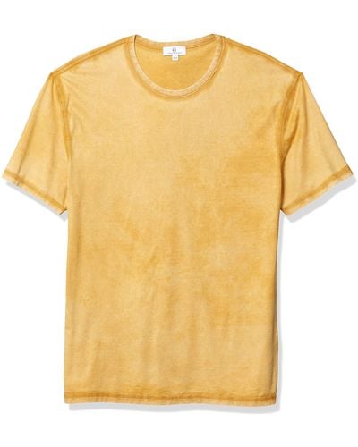 AG Jeans Mens Anders Vintage Tee T Shirt - Yellow