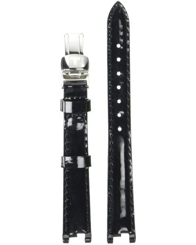 Tissot Womens Leather Calfskin Watch Strap Black T600036538