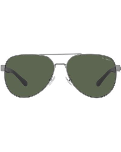 COACH Hc7143 Sunglasses - Green