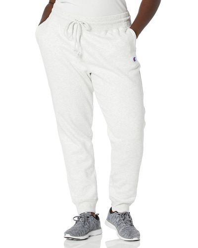 Champion Womens Reverse Weave Jogger - White