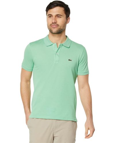 Lacoste Short Sleeve Slim Fit Pique Polo - Green