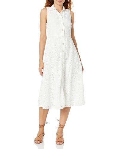 Kate Spade Rent The Runway Pre-loved Leaf Lace Shirtdress - White