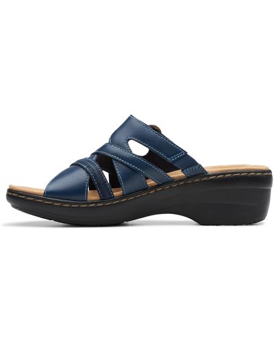 Clarks Merliah Holly Slide Sandal - Blue