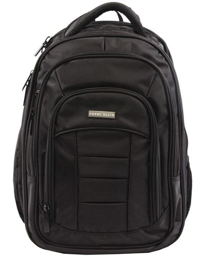Perry Ellis M150 Business Laptop Backpack - Black