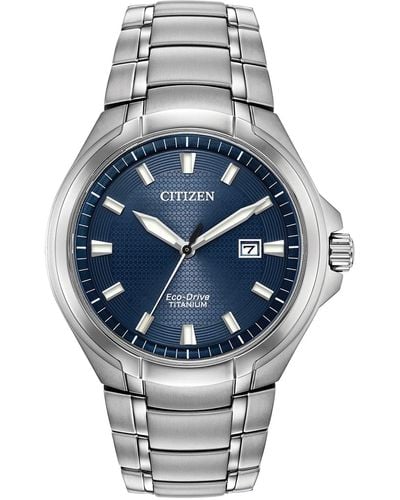 Citizen Paradigm Eco-drive Watch With Super Titanium Strap - Metallic